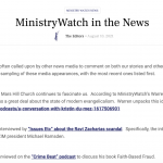 MinistryWatch in the News