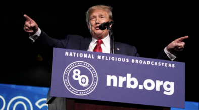 Trump Speaks at National Religious Broadcasters gathering