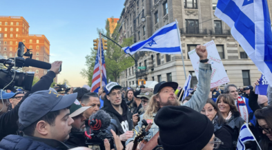 Evangelical Activists Lead Rally to Support Israel at Columbia University